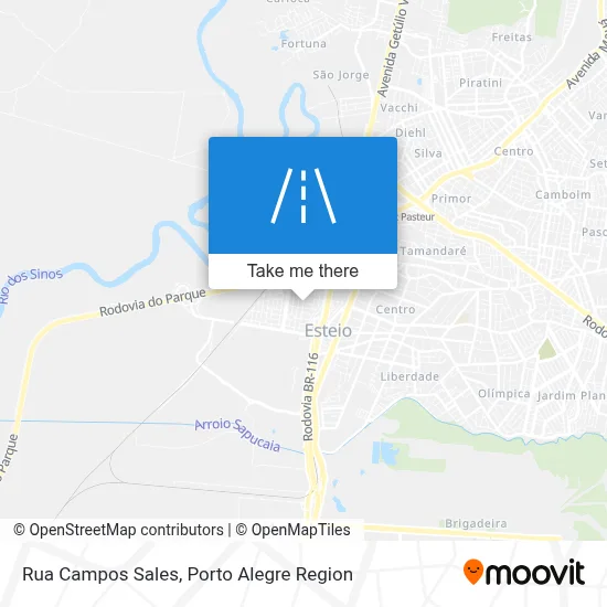 Rua Campos Sales map
