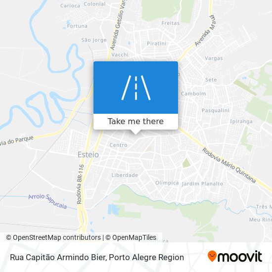 Rua Capitão Armindo Bier map