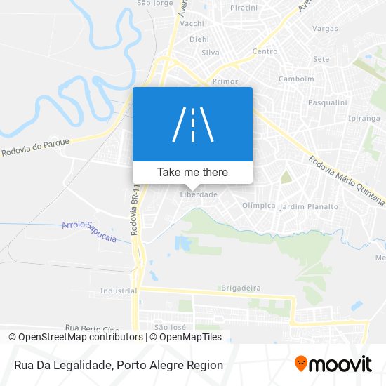 Rua Da Legalidade map