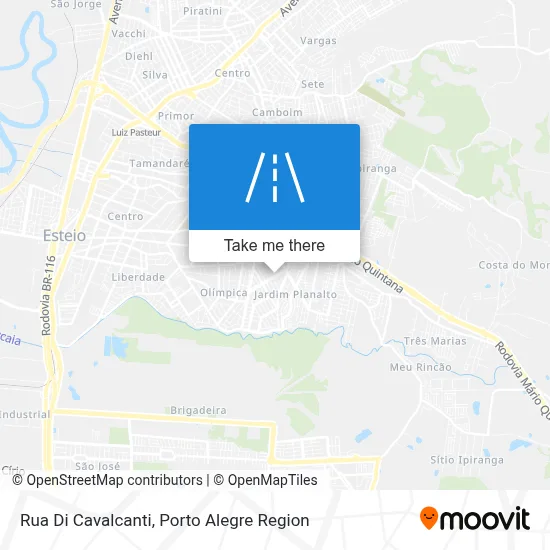 Rua Di Cavalcanti map
