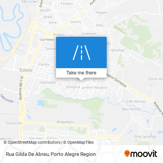 Mapa Rua Gilda De Abreu