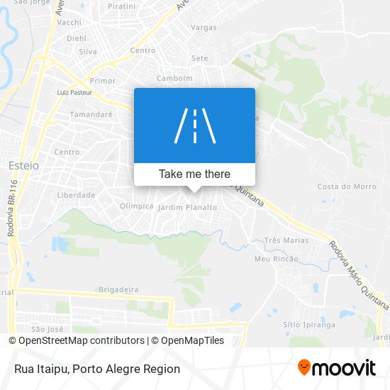 Rua Itaipu map
