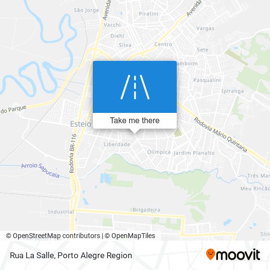 Mapa Rua La Salle