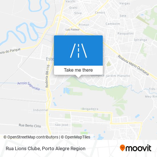 Rua Lions Clube map