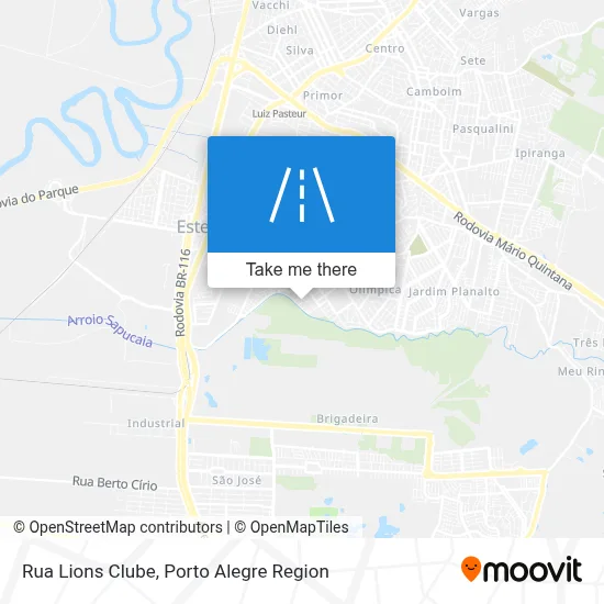 Rua Lions Clube map