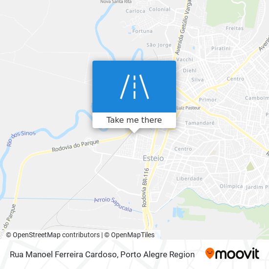 Rua Manoel Ferreira Cardoso map
