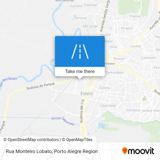 Rua Monteiro Lobato map