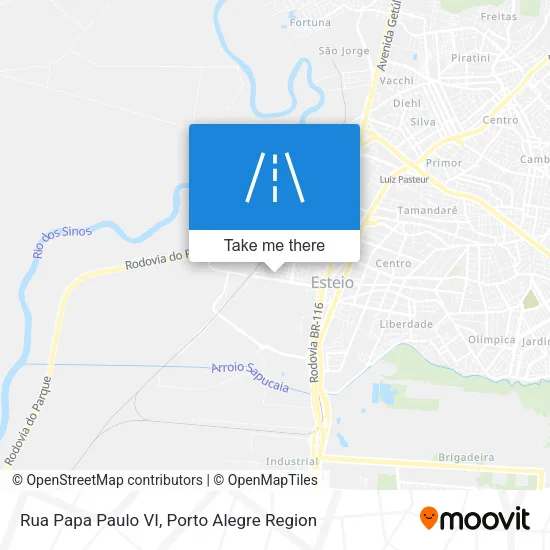 Rua Papa Paulo VI map