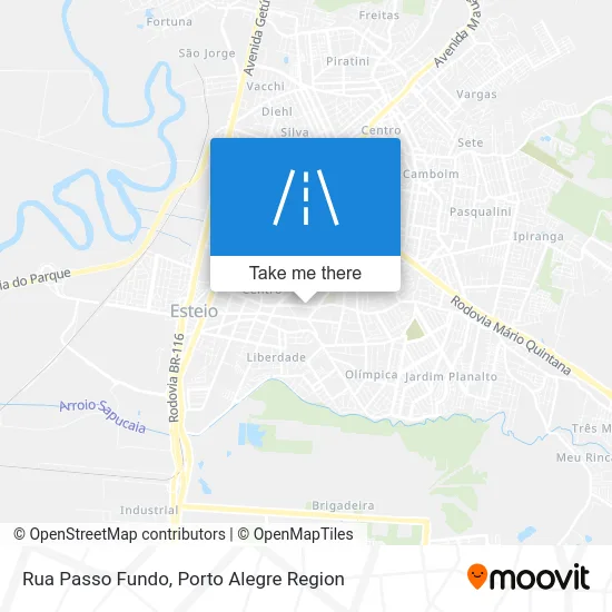 Rua Passo Fundo map