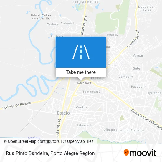 Rua Pinto Bandeira map