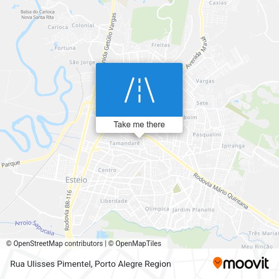 Rua Ulisses Pimentel map
