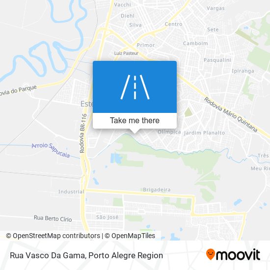 Rua Vasco Da Gama map