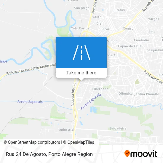 Rua 24 De Agosto map