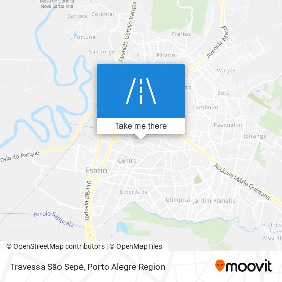 Travessa São Sepé map