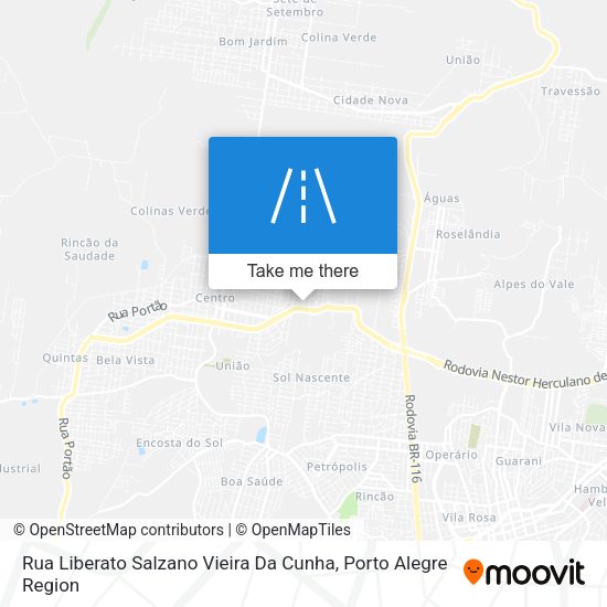 Rua Liberato Salzano Vieira Da Cunha map