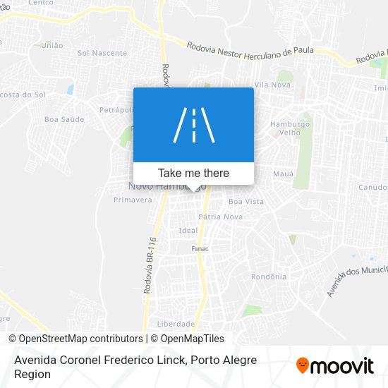 Avenida Coronel Frederico Linck map