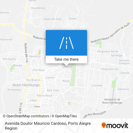 Avenida Doutor Maurício Cardoso map