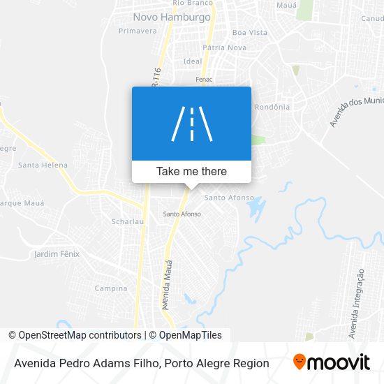 Avenida Pedro Adams Filho map