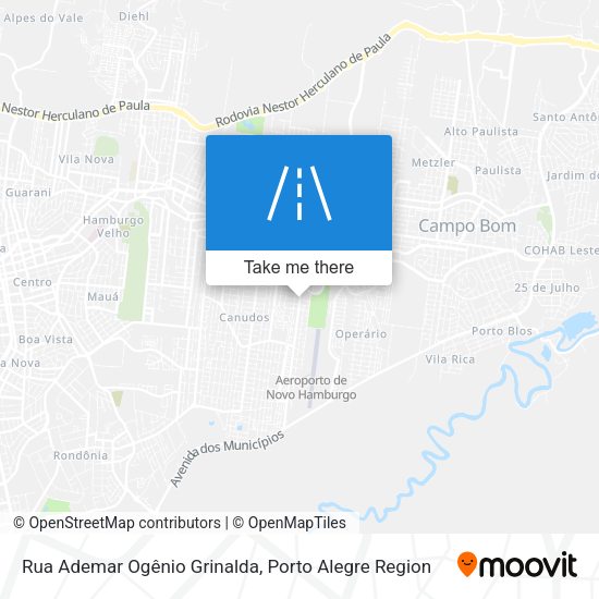 Rua Ademar Ogênio Grinalda map
