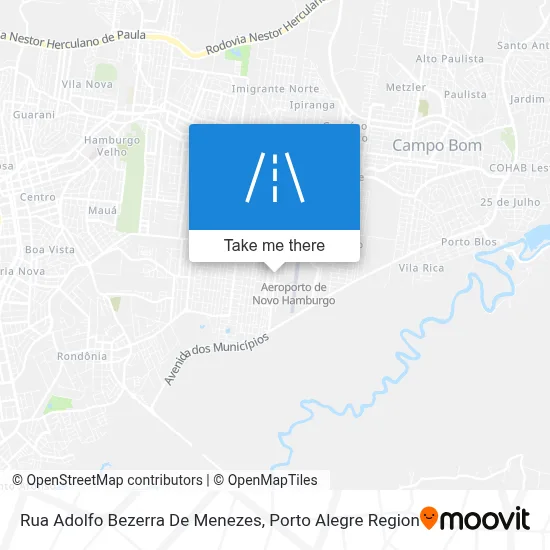 Rua Adolfo Bezerra De Menezes map