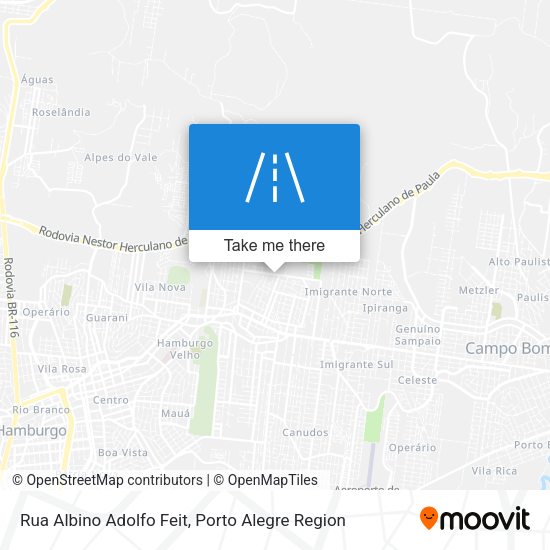 Rua Albino Adolfo Feit map