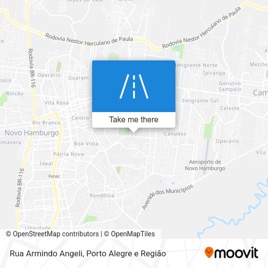 Rua Armindo Angeli map