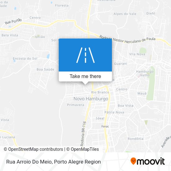Rua Arroio Do Meio map