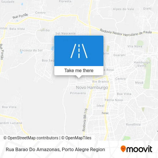 Rua Barao Do Amazonas map