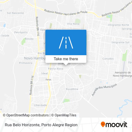 Rua Belo Horizonte map