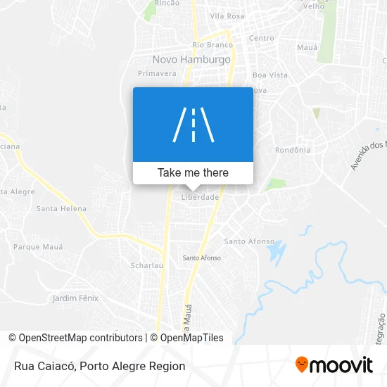 Rua Caiacó map