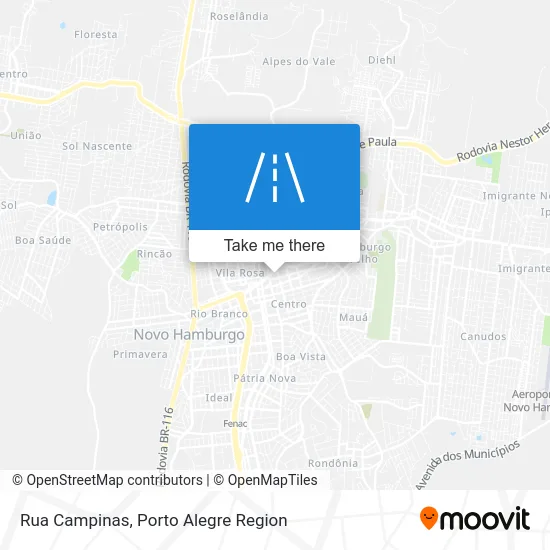 Rua Campinas map