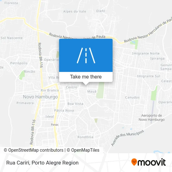 Rua Cariri map