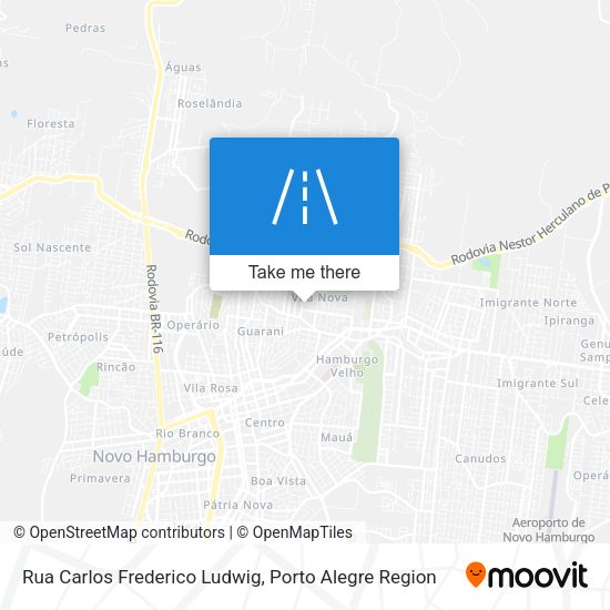 Rua Carlos Frederico Ludwig map
