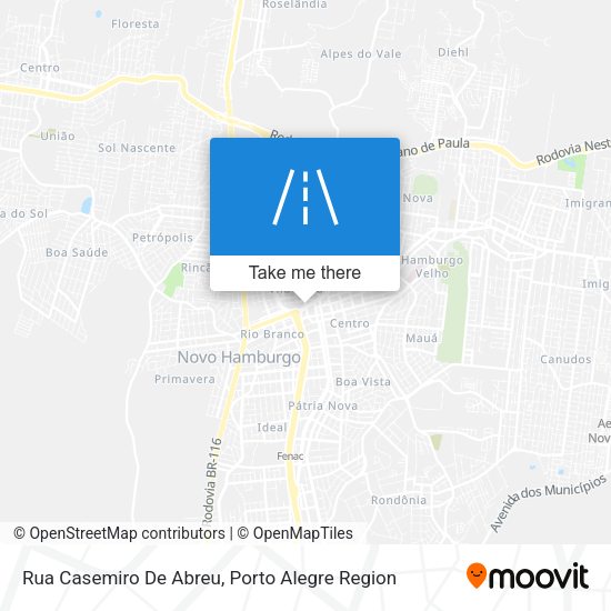 Rua Casemiro De Abreu map