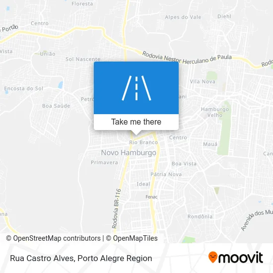Rua Castro Alves map