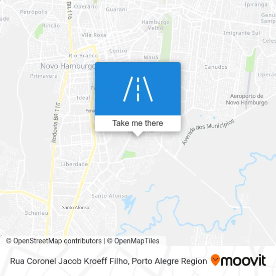 Rua Coronel Jacob Kroeff Filho map