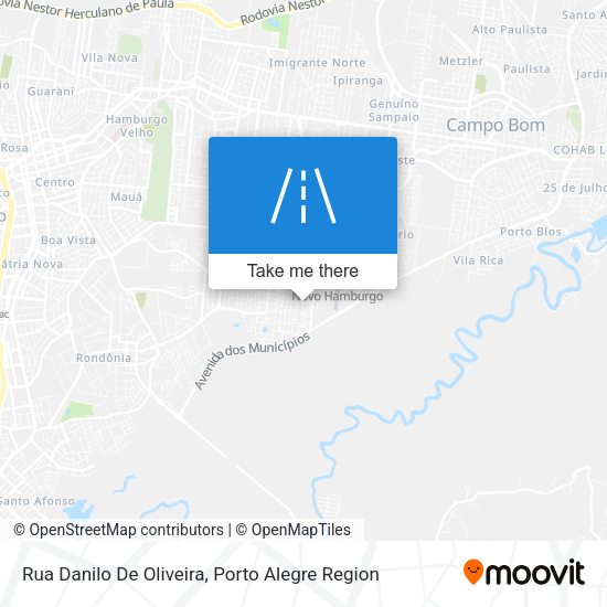 Rua Danilo De Oliveira map