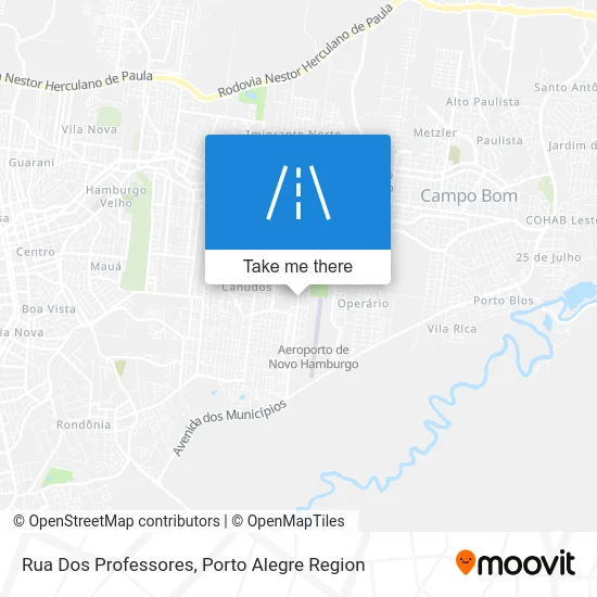 Rua Dos Professores map