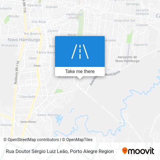 Rua Doutor Sérgio Luiz Leão map