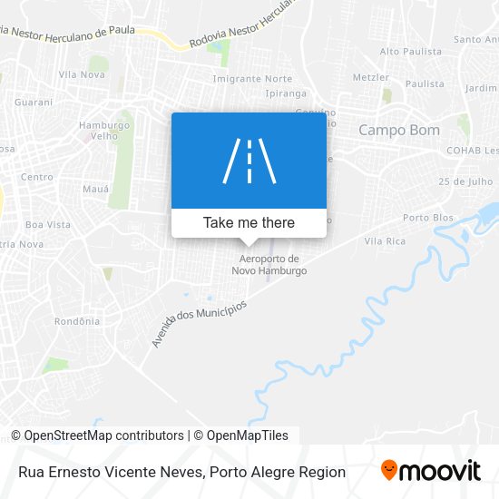 Rua Ernesto Vicente Neves map