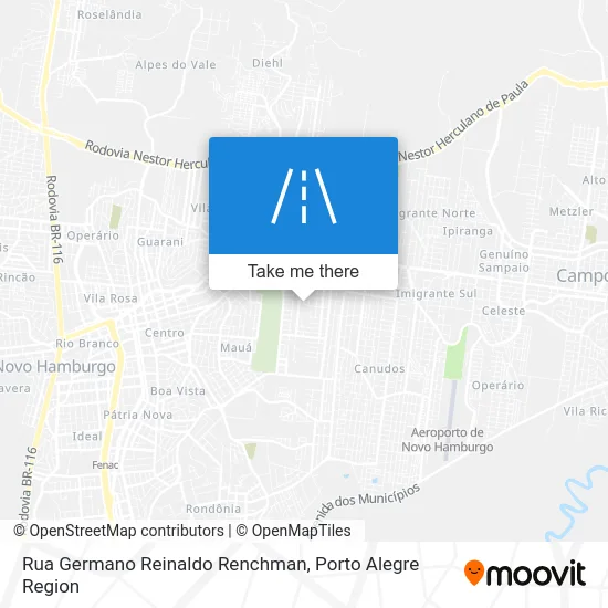 Rua Germano Reinaldo Renchman map