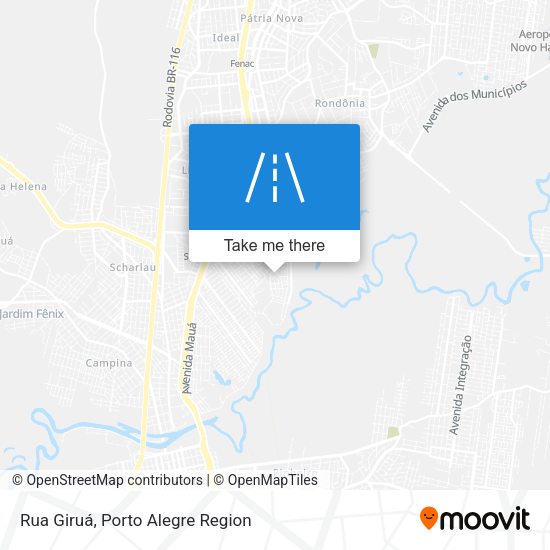 Rua Giruá map