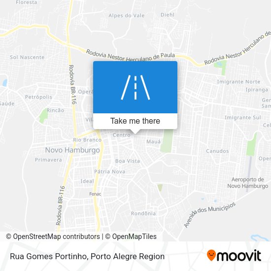 Rua Gomes Portinho map