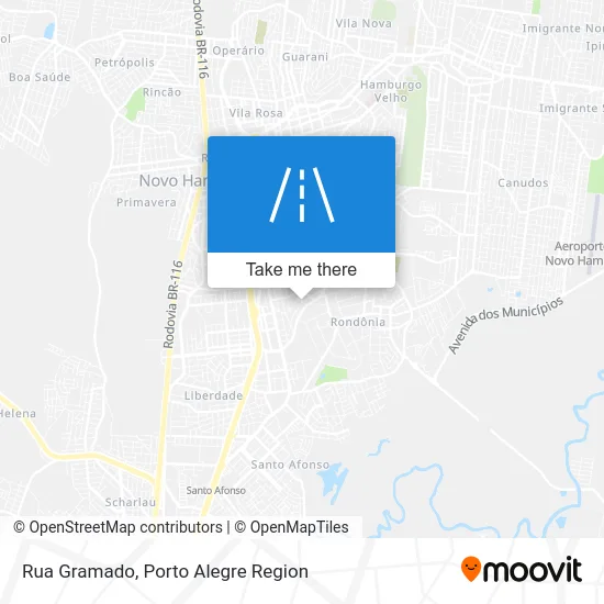 Rua Gramado map