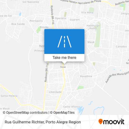 Rua Guilherme Richter map