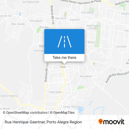 Rua Henrique Gaertner map