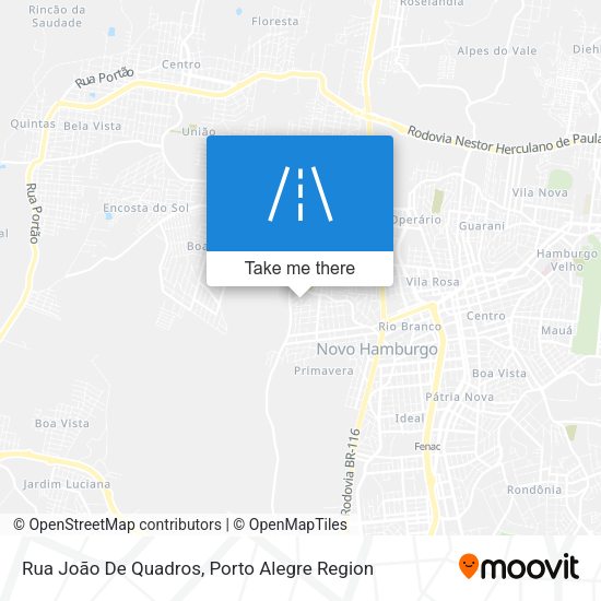 Rua João De Quadros map