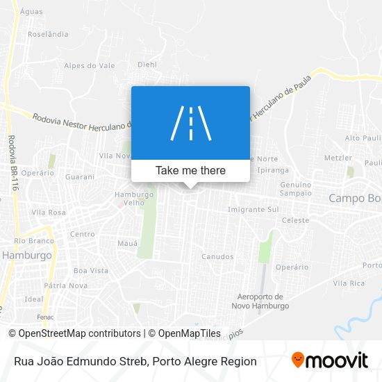 Rua João Edmundo Streb map