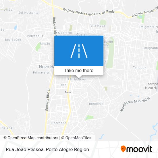 Rua João Pessoa map