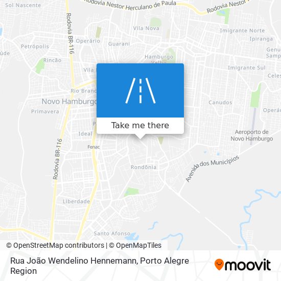 Rua João Wendelino Hennemann map